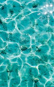 Preview wallpaper water, turquoise, glare, texture