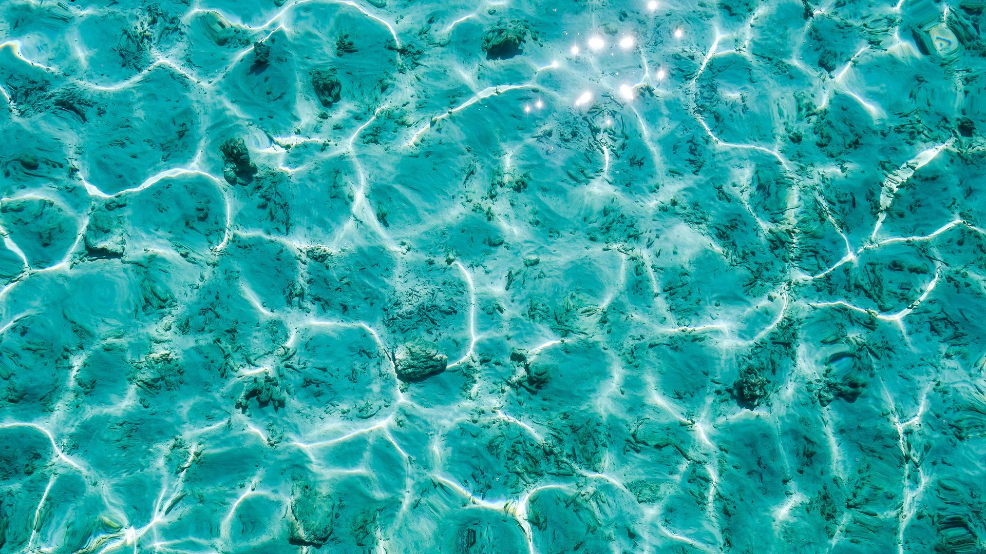 Download wallpaper 1920x1080 water, turquoise, glare, texture full hd,  hdtv, fhd, 1080p hd background