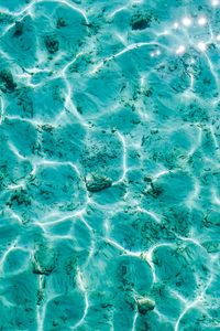 Preview wallpaper water, turquoise, glare, texture