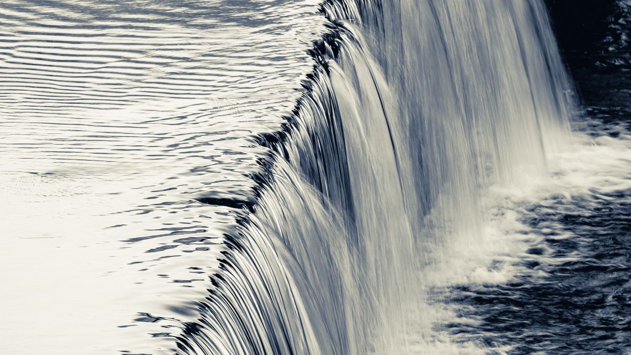 Wallpaper water, waterfall, stream, river, nature, flow