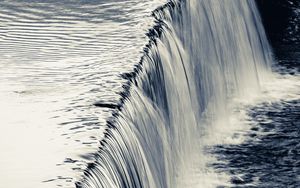 Preview wallpaper water, waterfall, stream, river, nature, flow