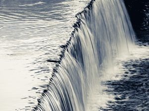 Preview wallpaper water, waterfall, stream, river, nature, flow