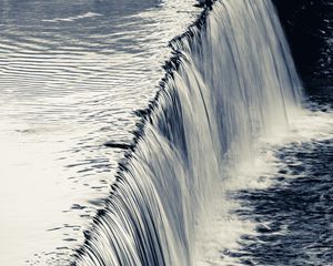 Preview wallpaper water, waterfall, stream, river, nature, flow