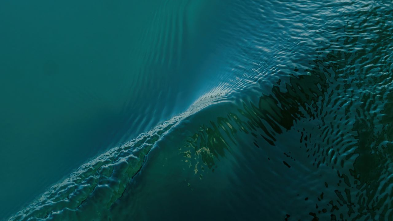 Wallpaper water, wave, blue, nature