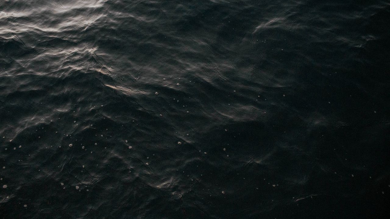 Wallpaper water, waves, dark, surface