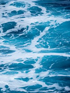 Preview wallpaper water, waves, foam, surf, surface