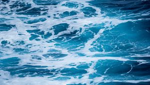 Preview wallpaper water, waves, foam, surf, surface