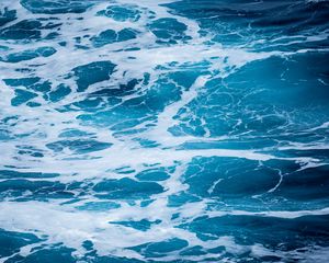 Preview wallpaper water, waves, foam, surf, surface