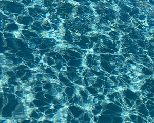 Preview wallpaper water, waves, glare, blue