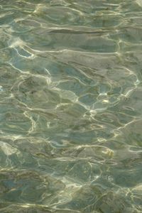 Preview wallpaper water, waves, glare, bottom, minimalism
