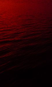 Preview wallpaper water, waves, red, dark