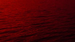 Preview wallpaper water, waves, red, dark