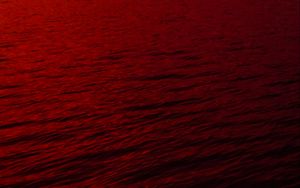 Preview wallpaper water, waves, red, dark