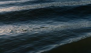 Preview wallpaper water, waves, ripples, surface, dark