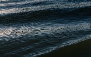 Preview wallpaper water, waves, ripples, surface, dark