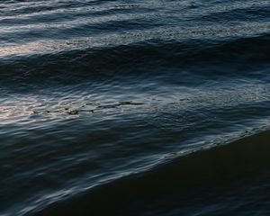 Preview wallpaper water, waves, ripples, surface, dark
