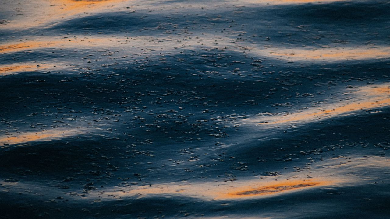 Wallpaper water, waves, ripples, light