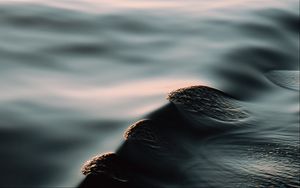 Preview wallpaper water, waves, ripples, smooth surface