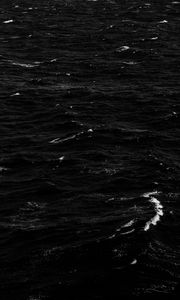 Preview wallpaper water, waves, ripples, surface, bw