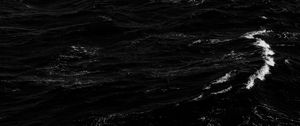 Preview wallpaper water, waves, ripples, surface, bw