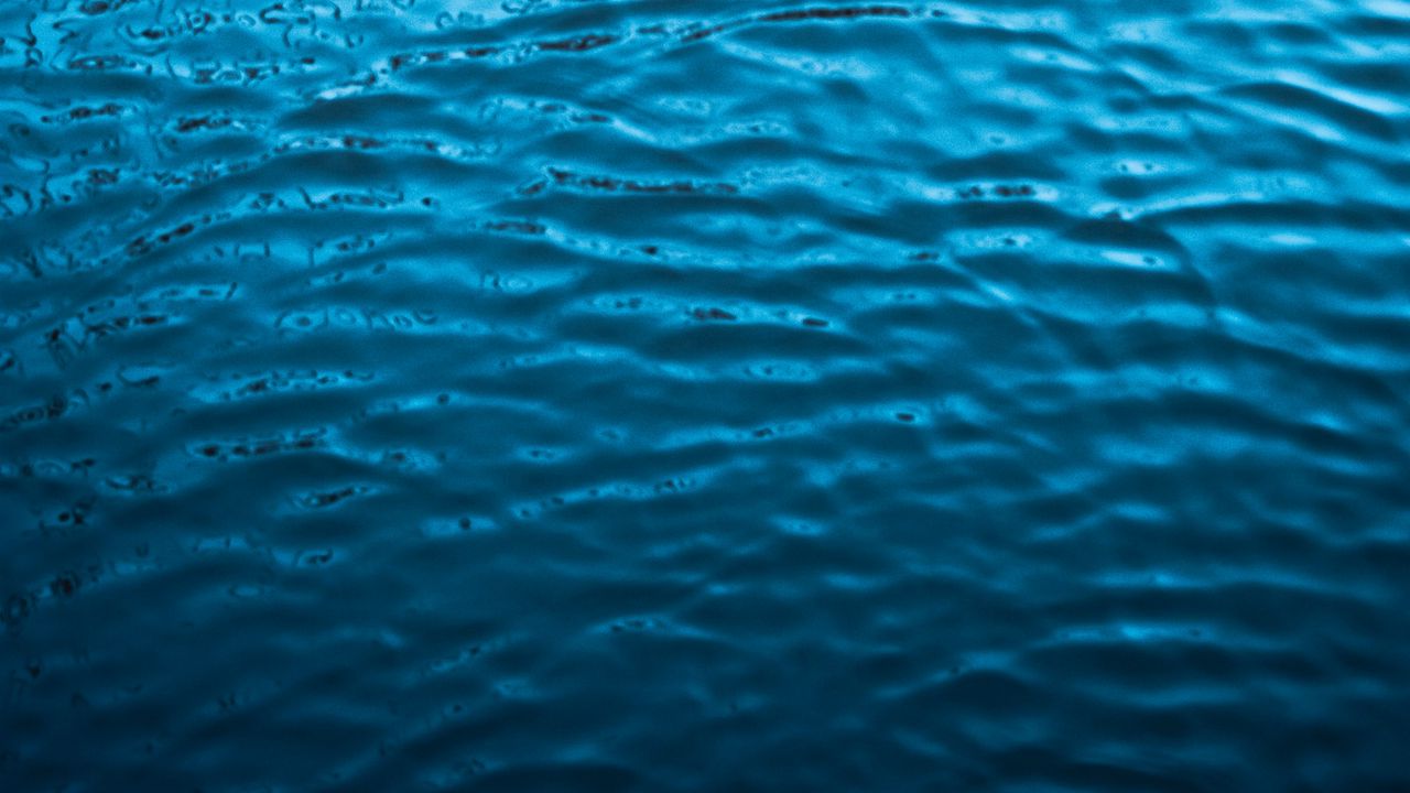Wallpaper water, waves, ripples, texture, blue