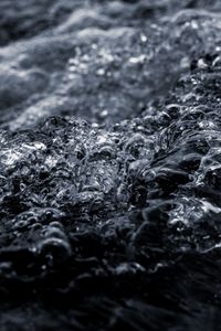 Preview wallpaper water, waves, ripples, macro, gray