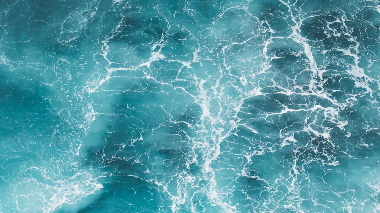 Wallpaper water, waves, sea, surface, blue