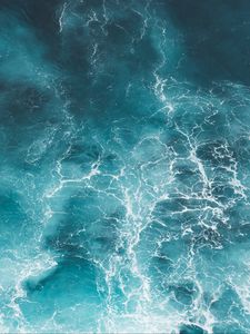 Preview wallpaper water, waves, sea, surface, blue