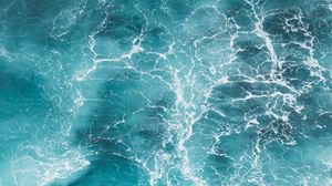 Preview wallpaper water, waves, sea, surface, blue