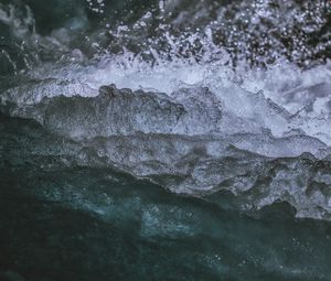 Preview wallpaper water, waves, splashes, foam