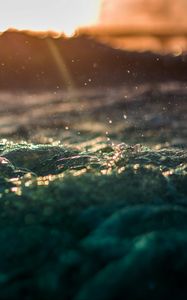 Preview wallpaper water, waves, splashes, glare, light