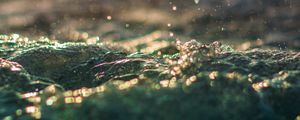 Preview wallpaper water, waves, splashes, glare, light