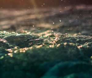 Preview wallpaper water, waves, splashes, glare, light