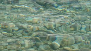 Preview wallpaper water, waves, stones, texture
