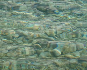 Preview wallpaper water, waves, stones, texture