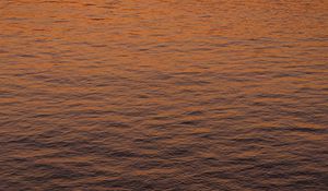 Preview wallpaper water, waves, surface, reflection, dusk