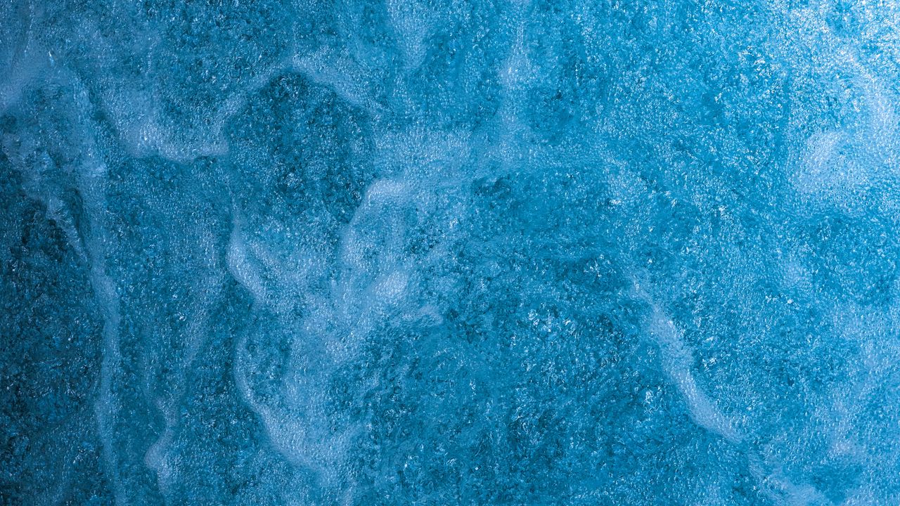 Wallpaper water, waves, texture, blue, liquid