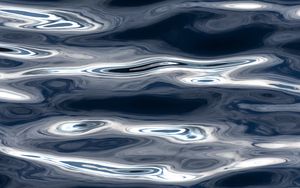 Preview wallpaper water, waves, wavy, distortion, glare