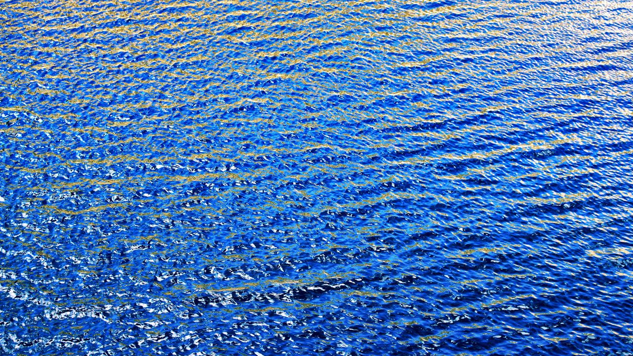 Wallpaper water, waves, wavy, ripples, glare
