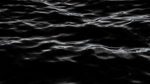 Preview wallpaper water, waves, wavy, bw