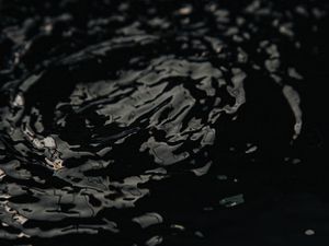 Preview wallpaper water, wavy, circles, dark