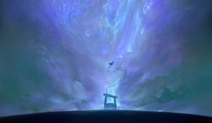 Preview wallpaper water well, sky, space, wind, art