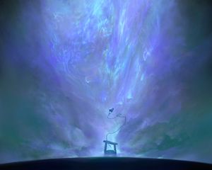 Preview wallpaper water well, sky, space, wind, art