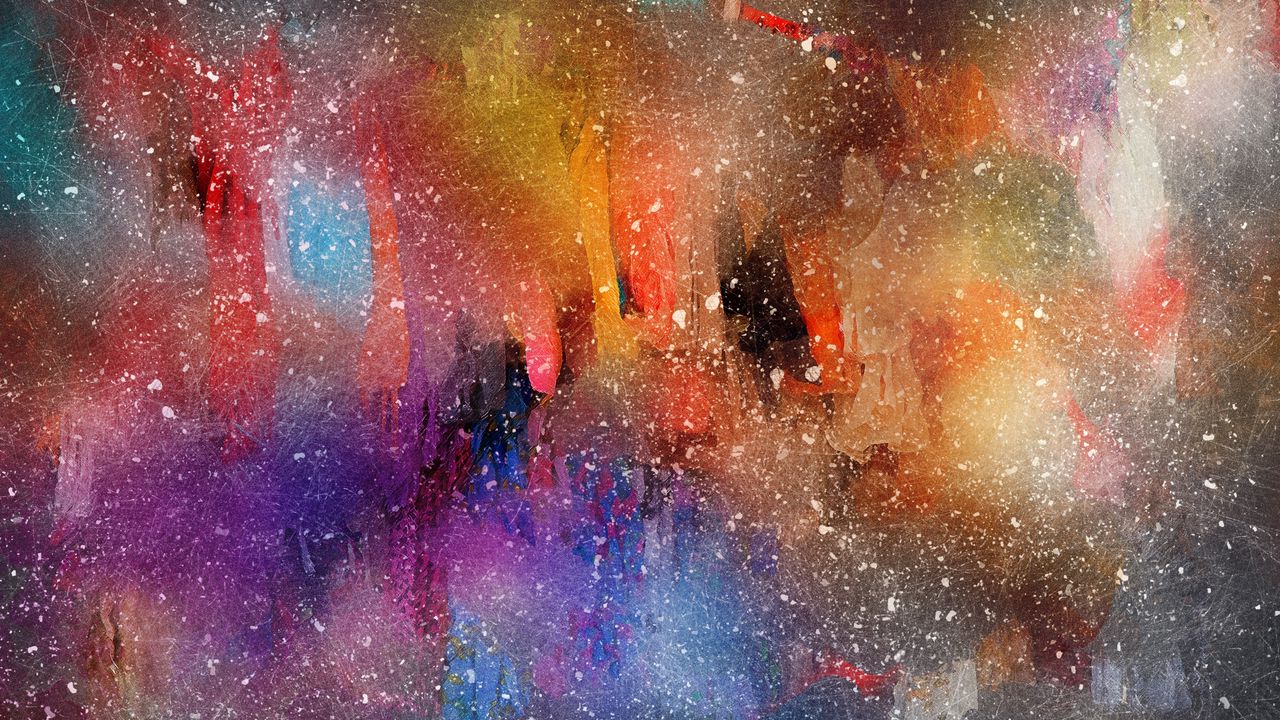 Wallpaper watercolor, abstraction, spots, colorful