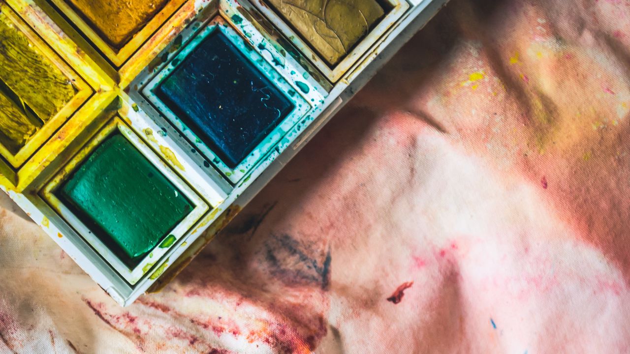 Wallpaper watercolor, paint, fabric, artistic hd, picture, image