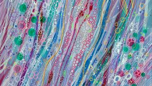 Preview wallpaper watercolor, patterns, lines, circles