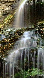 Preview wallpaper waterfall, autumn, nature