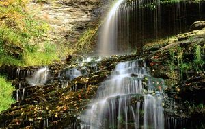 Preview wallpaper waterfall, autumn, nature