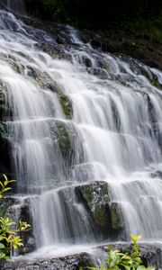 Preview wallpaper waterfall, cascade, landscape, nature