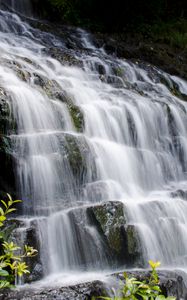 Preview wallpaper waterfall, cascade, landscape, nature